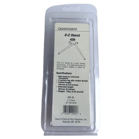 Quantaray Mini Tripod E-Z Stand Vlogger Blogger Camera Time Lapse Stabilizer NWT - Picture 2 of 12